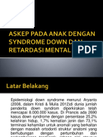 Ppt. Syndrom Down Dan Retardasi Mental