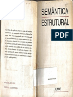 A. J. Greimas - SEMÂNTICA ESTRUTURAL - Pesquisa-De-Método PDF