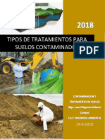 Tipos de Tratamiento de Suelos Contaminados