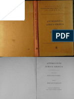Anthologia Lyrica Graeca Vol. 1 (Ed. Diehl)