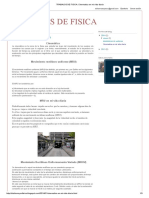 TRABAJOS de FISICA - Cinematica en Mi Vida Diaria