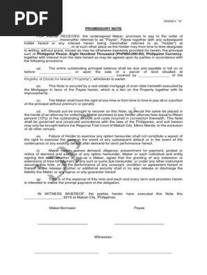 Promissory Note