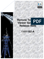 Remote Terminal Viewer Software Release Note 1101192-A: © Foxboro Australia 2000 ACN 000 522 26