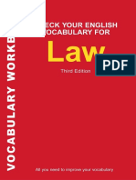 Check Your English Vocabulary For Law