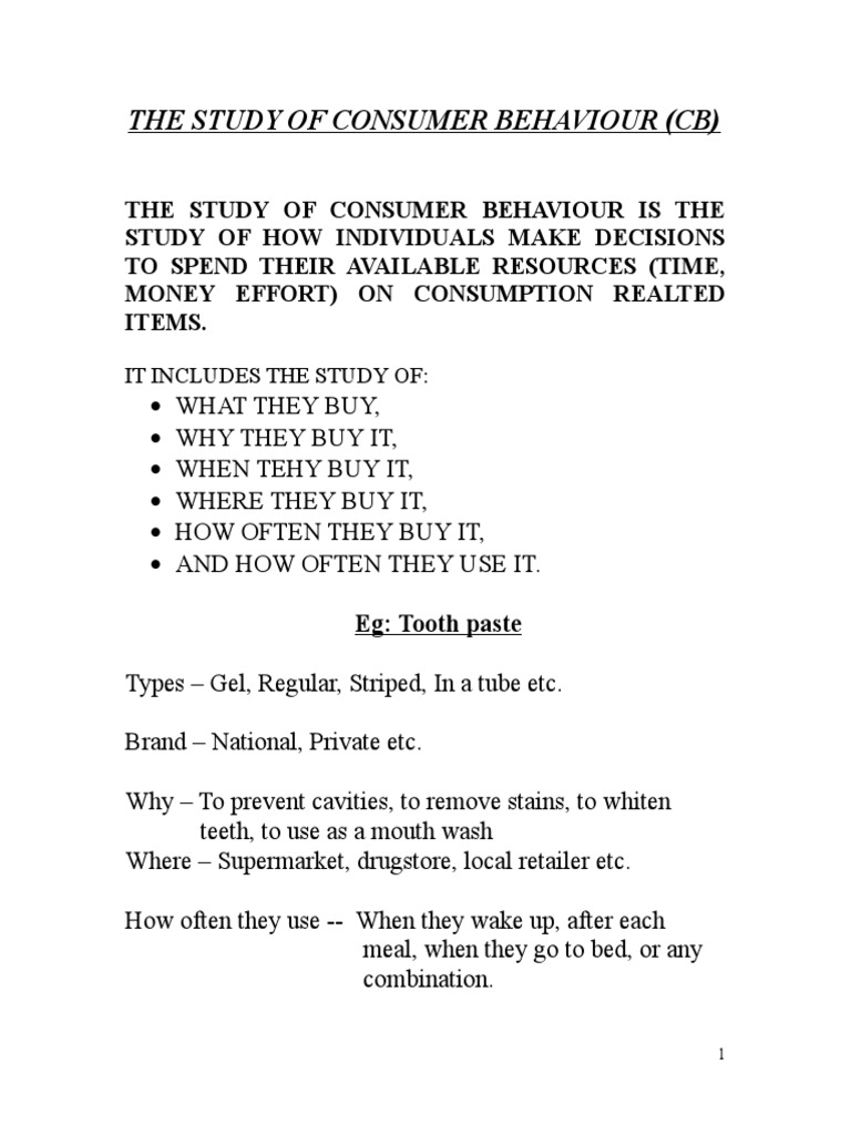 Mba - 204 Consumer Behavior | PDF | Id | Motivation