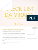 Check List Da Virada