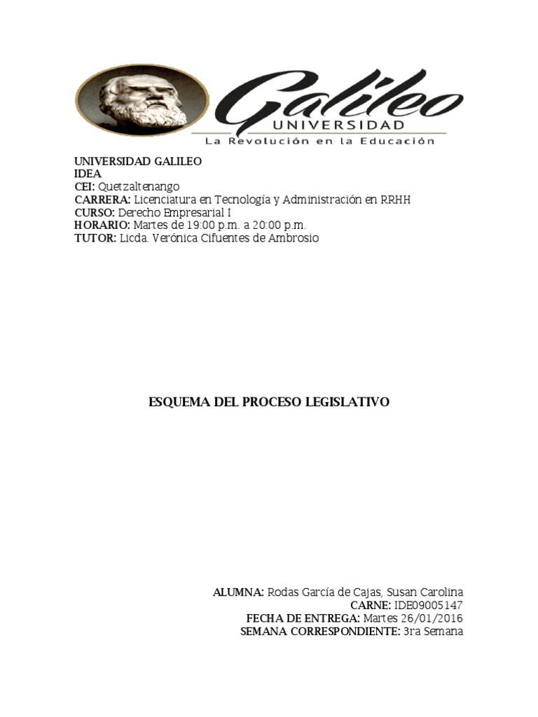 Esquema del Proceso Legislativo en Guatemala | PDF | Veto ...