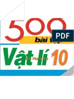 500 Bài Tập Vật Lý 10