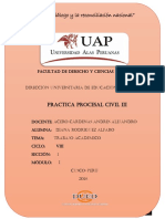 PRACTICA PROCESAL Civil III