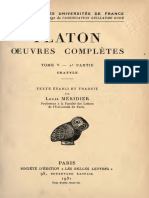 Meridier Platon - Cratyle PDF