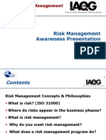 Risk Management Awareness Presentation: Supply Chain Management Handbook
