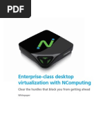 Enterprise-Class Desktop Virtualization With Ncomputing: Clear The Hurdles That Block You From Getting Ahead