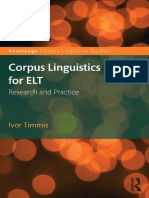 Corpus Linguistics For Elt Research and Practice