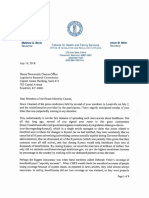 Secretary Meier Letter in Response - July 18 2018