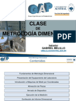 CLASE DE METROLOGÍA DIMENSIONAL