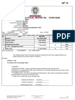 Analytical Report No 10184/16AG: UA 34667* 10 cont.* Одесса