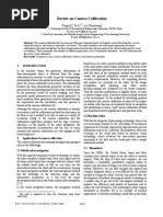 Review on Camera Calibration