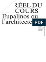 LE RÉEL DU DISCOURS: Eupalinos Ou L'architecte