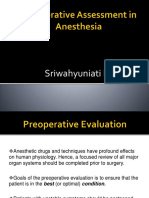 Preop Assess in Anesthesia