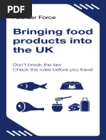 Bringing food into uk discount