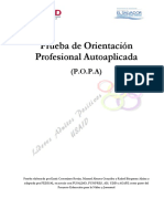 Prueba de Orientación Profesional Autoaplicada (P.O.P.A