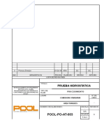 3.POOL-PO-At-003 REV. 0 Prueba Hidrostatica