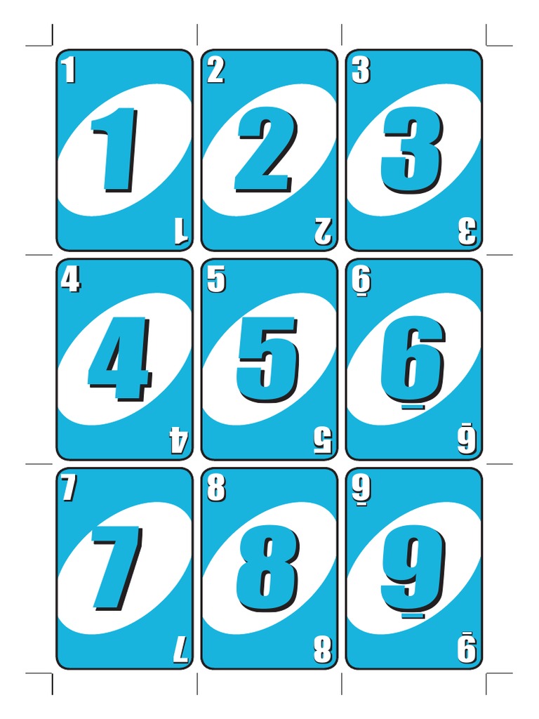 Tarjetas de UNO para Imprimir