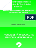 Formação humanista na busca das competências sociais  - Encontro Nacional dos Estudantes de Veterinária - ENEVET