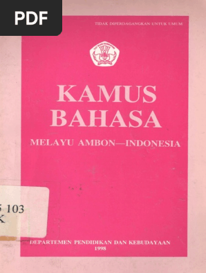 Kamus Bahasa Melayu Ambon Indonesia 153h
