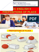 Prepositions of Place