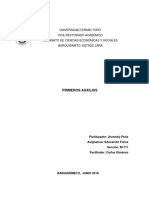 Ensayo Sobre Los Primeros Auxilios