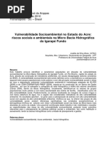 Vulnerabilidade Socioambiental No Estado Do Acre