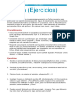 Python (Ejercicios) PDF