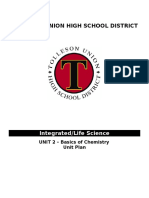 chemistry unit plan