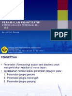 8 Peramalan Kuantitatif