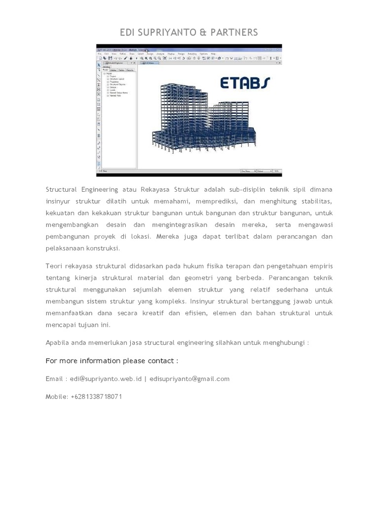 Structural Engineering Services Indonesia | PDF | Structural ...