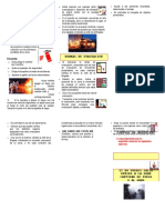 Triptico de Incendios