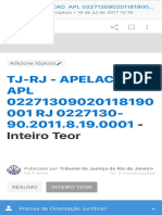 TJ-RJ - Apelacao Apl 02271309020118190001 RJ 0227130-90.2011.8.19.0001