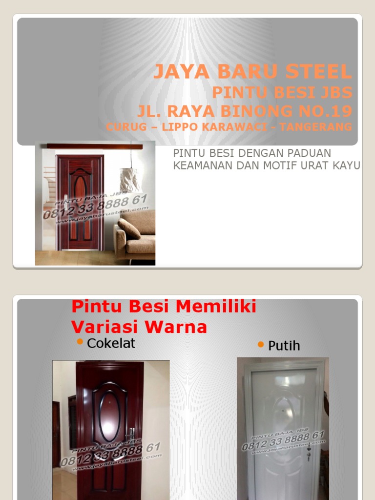 Jaya Baru Steel Pintu Besi Jbs Jl Raya Binong No 19 Jaya Baru Steel Pintu Besi Jbs Jl Raya Binong No 19