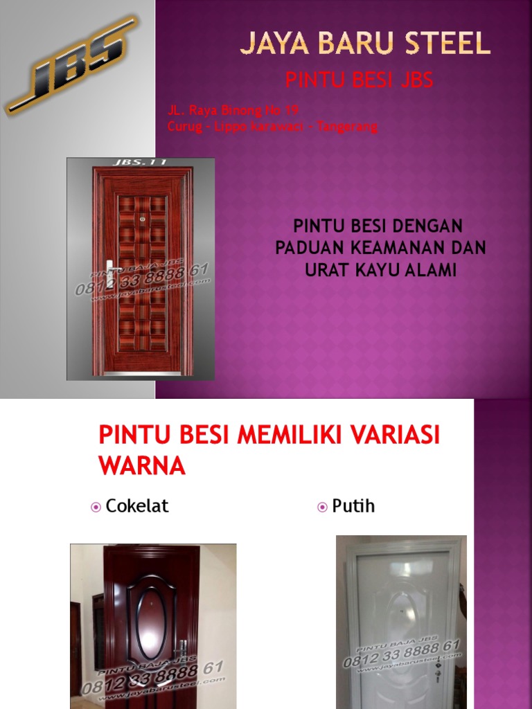 Pintu Besi Jbs Pintu Besi Dengan Paduan Keamanan Dan Urat Pintu Besi Jbs Pintu Besi Dengan Paduan Keamanan Dan Urat