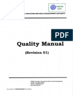 TESDA QualityManualRev 01