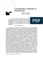 Learning the Language of Mathematics (Robert E. Jamison).pdf
