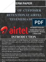 Customer Retention at AIRTEL