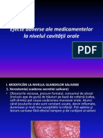 Efecte Adverse Ale Medicamentelor La Nivelul Cavităţii Orale