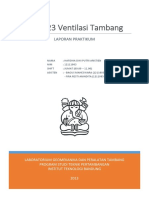 188420616 Laporan Praktikum Ventilasi Tambang