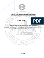 E-Bid Form: Ghaziabad Development Authority
