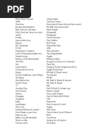 1 | PDF | Musicians | Artists