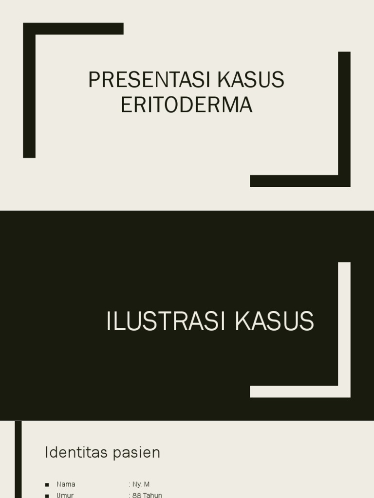 Kasus Eritroderma pada Pasien 88 Tahun | PDF