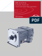 LINDE R-02 Hydraulic Motors For Open and Closed Operation