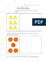 Fewer Fewer Fewer Fewer Worksheet Worksheet Worksheet Worksheet